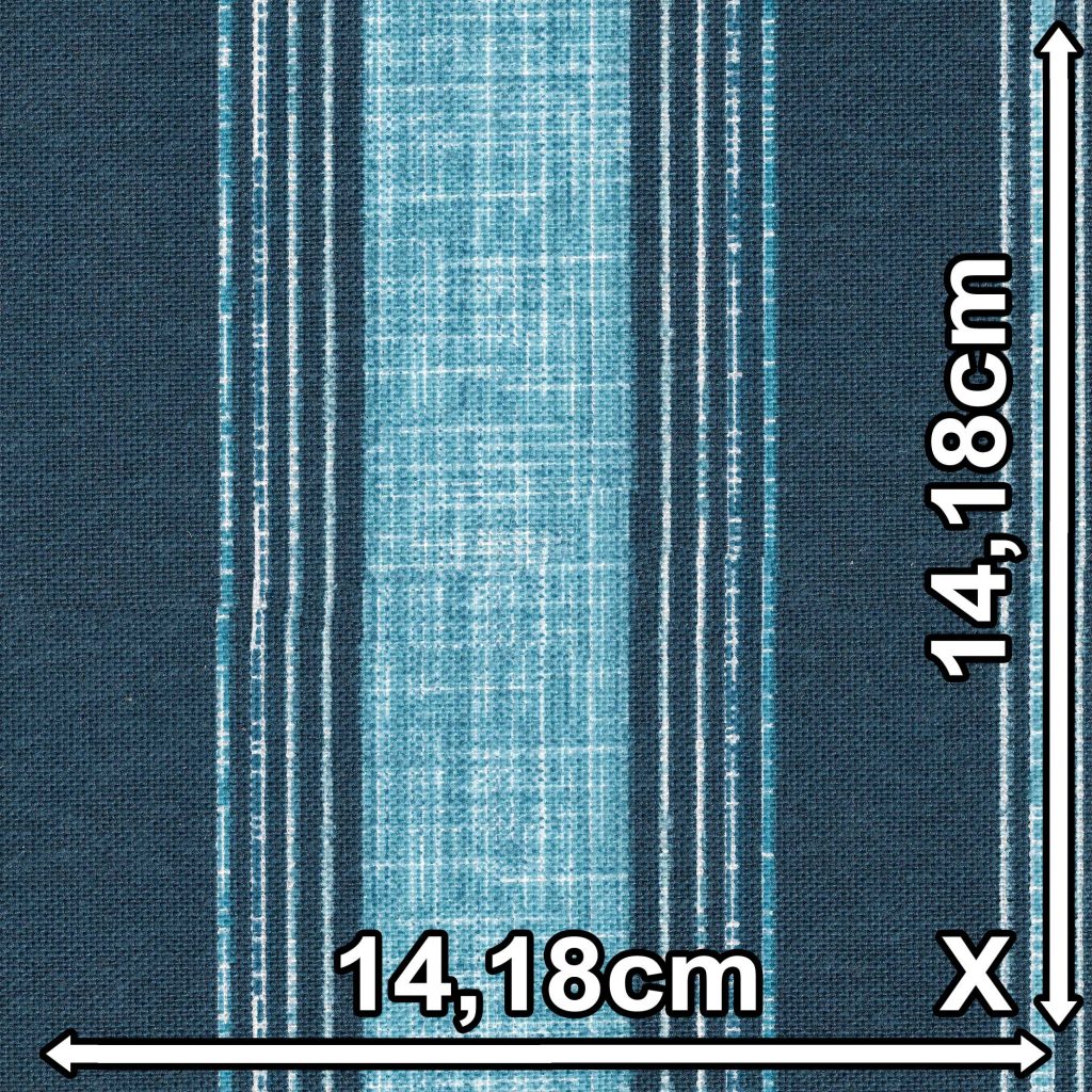 Tecido Impermeabilizado Para Sofá e Estofado Astúrias 115 Estampado Listrado Marinho Azul Largura 1,40m - AST-115