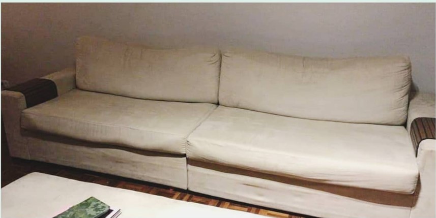 Reforma de sofá antes